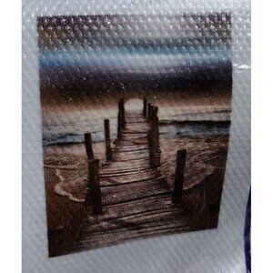 5D Diamond Painting Kit Full Drill Pier Pathway Landscape Canvas DIY Craft